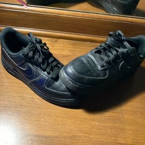 Black airforce ones size 7.5 in good condition only been worn a couple times